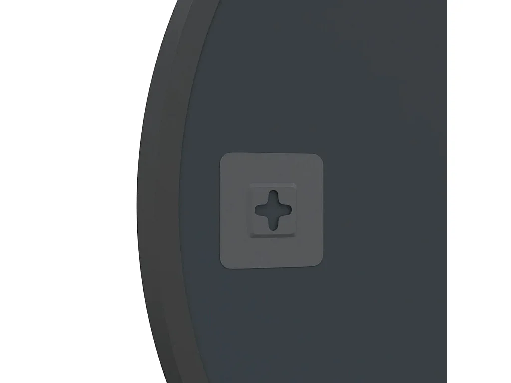 Espelho de parede 60 cm preto