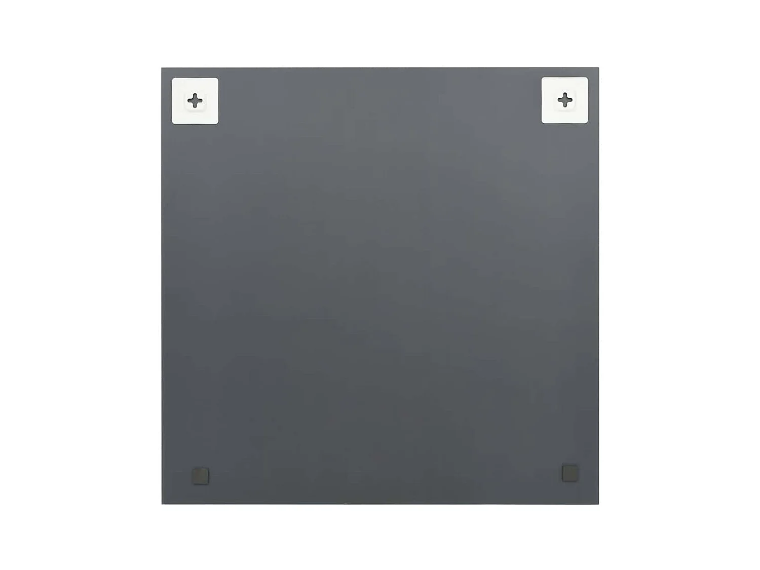 Specchio da Parete Quadrato con Luci LED in Vetro