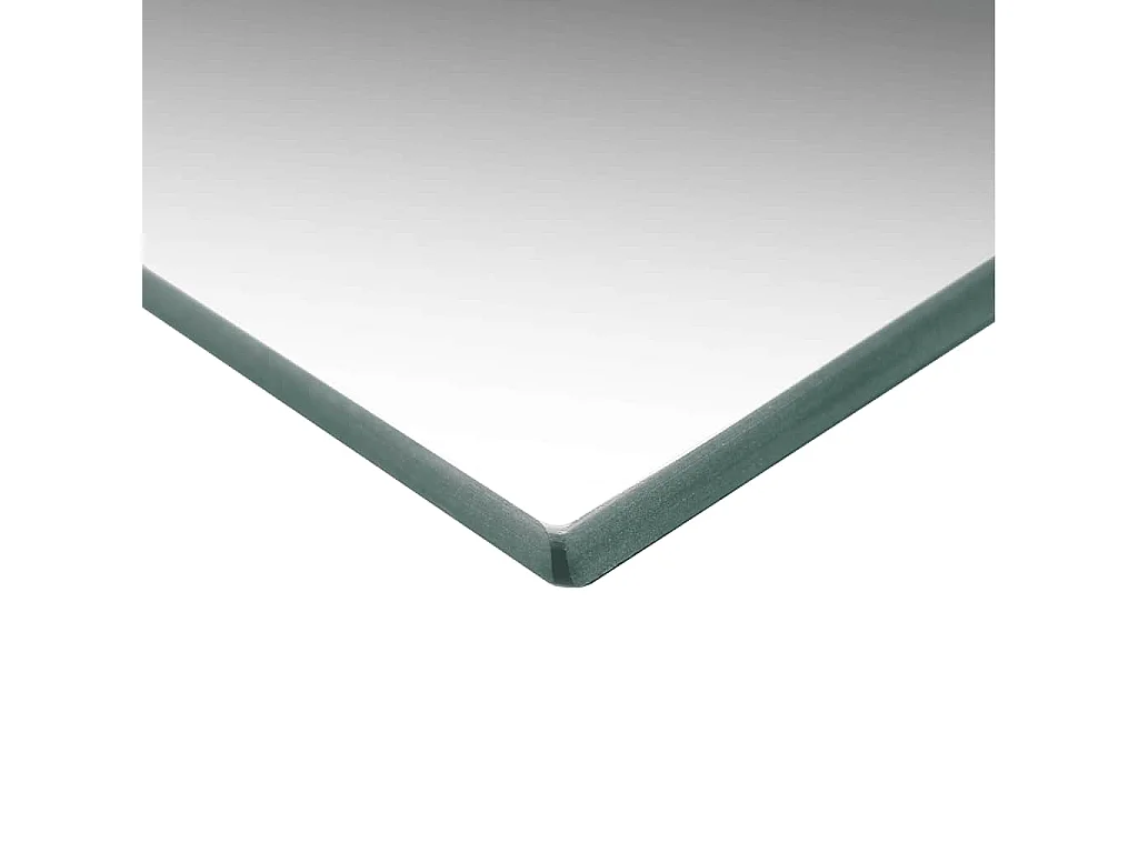 Miroir mural avec lampes LED Carré Verre