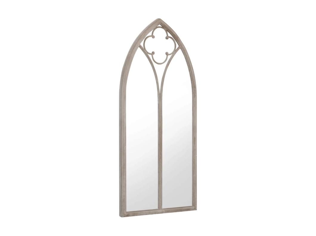 Spiegel 70x30 cm ijzer zandkleurig
