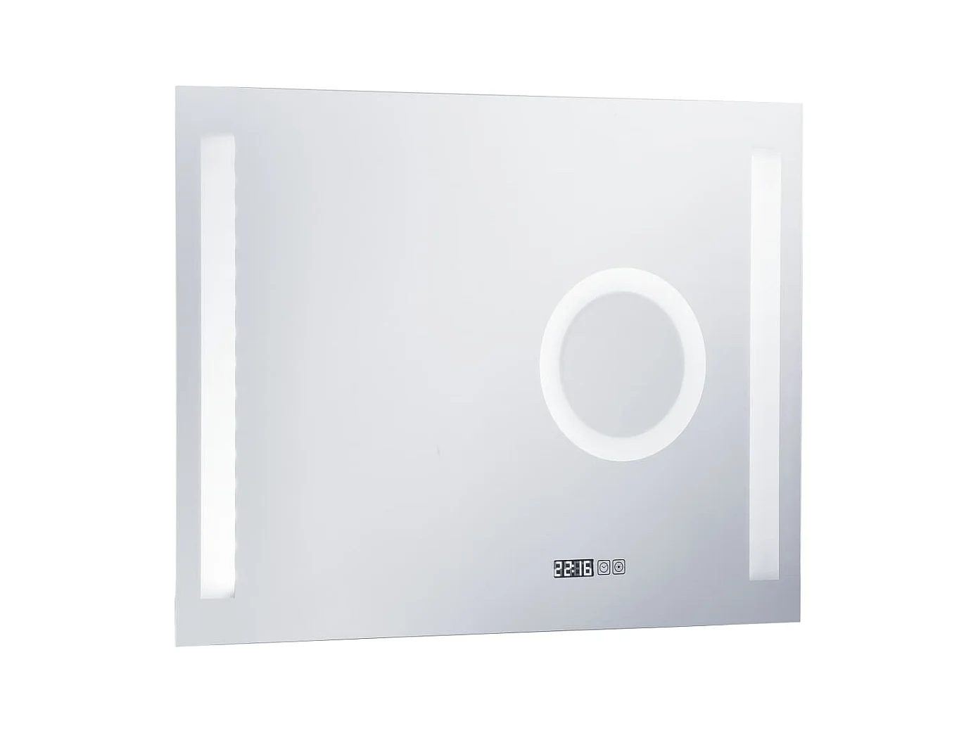 Espelho de parede LED c/ sensor tátil casa de banho 80x60 cm