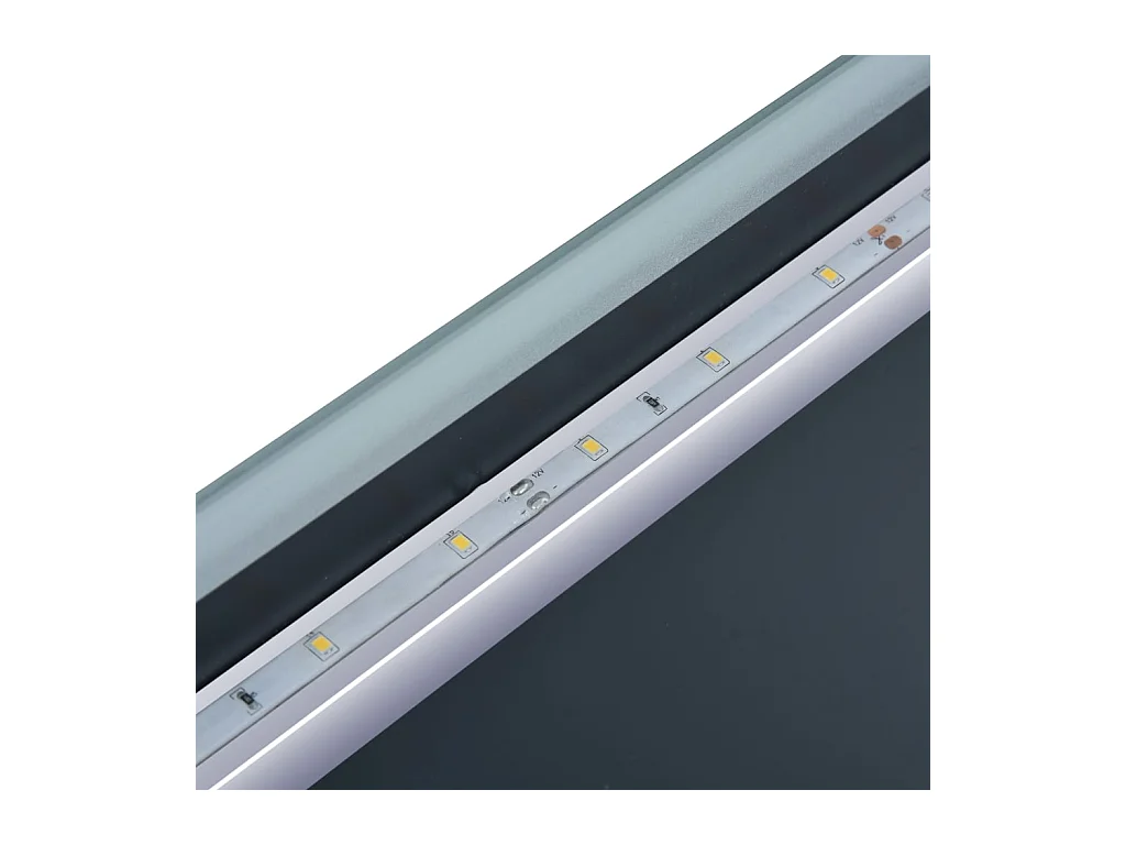 Espelho de parede LED c/ sensor tátil casa de banho 80x60 cm