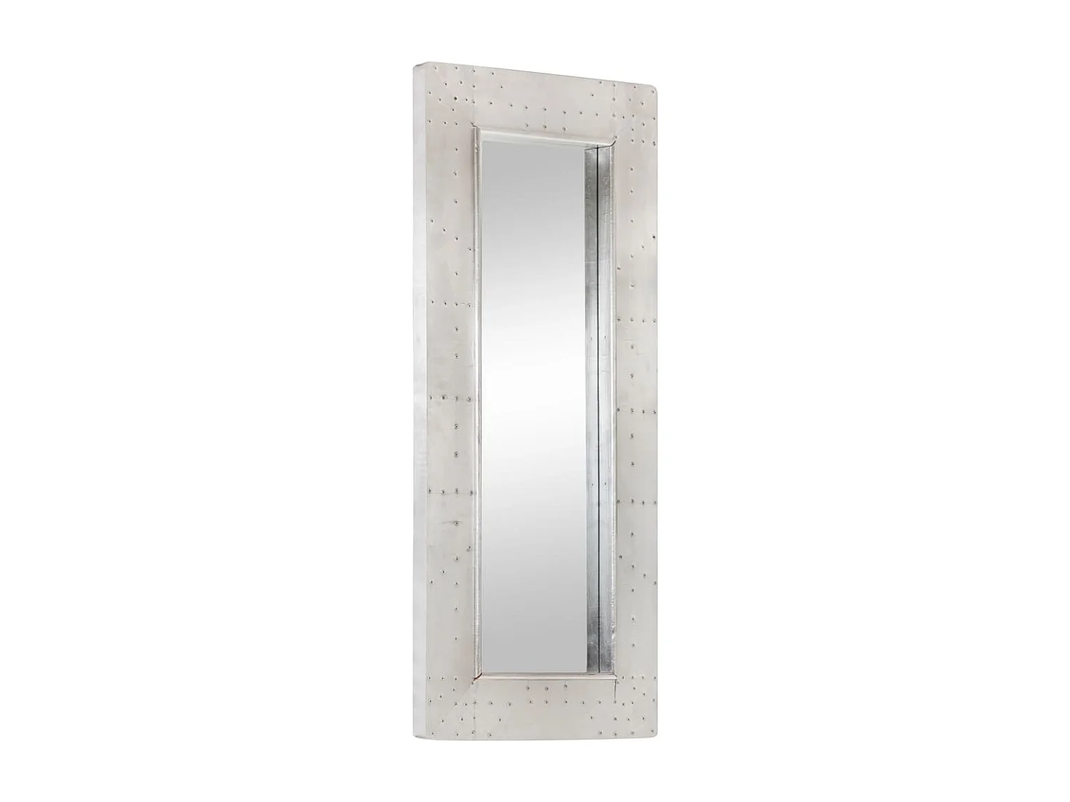 Miroir de style aviation 110x50 cm Métal