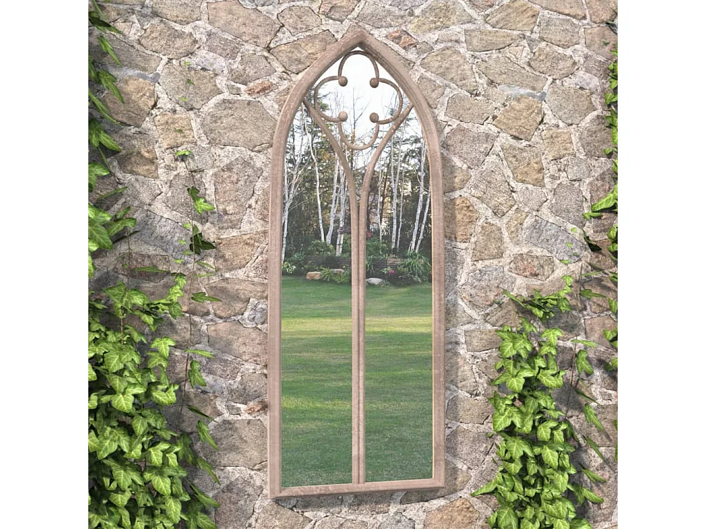 Gartenspiegel Sand 100x45 cm Eisen