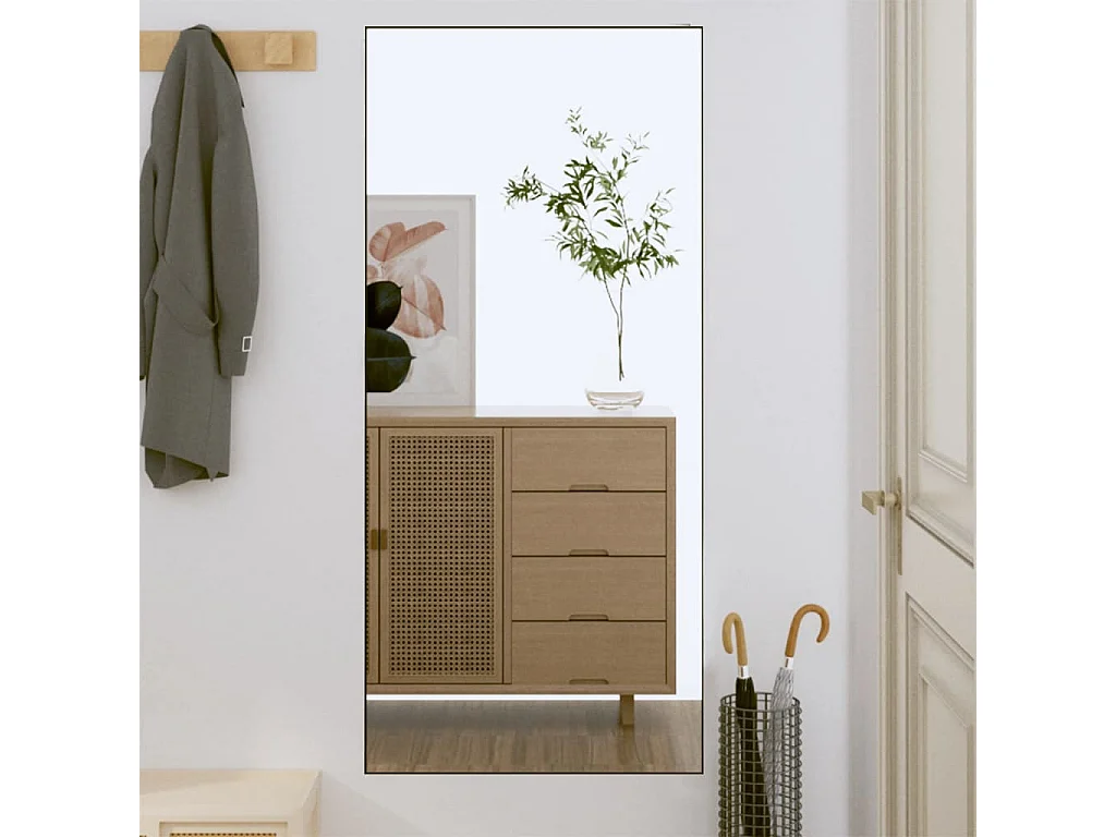 Wandspiegel 50x100 cm Glas Rechteckig