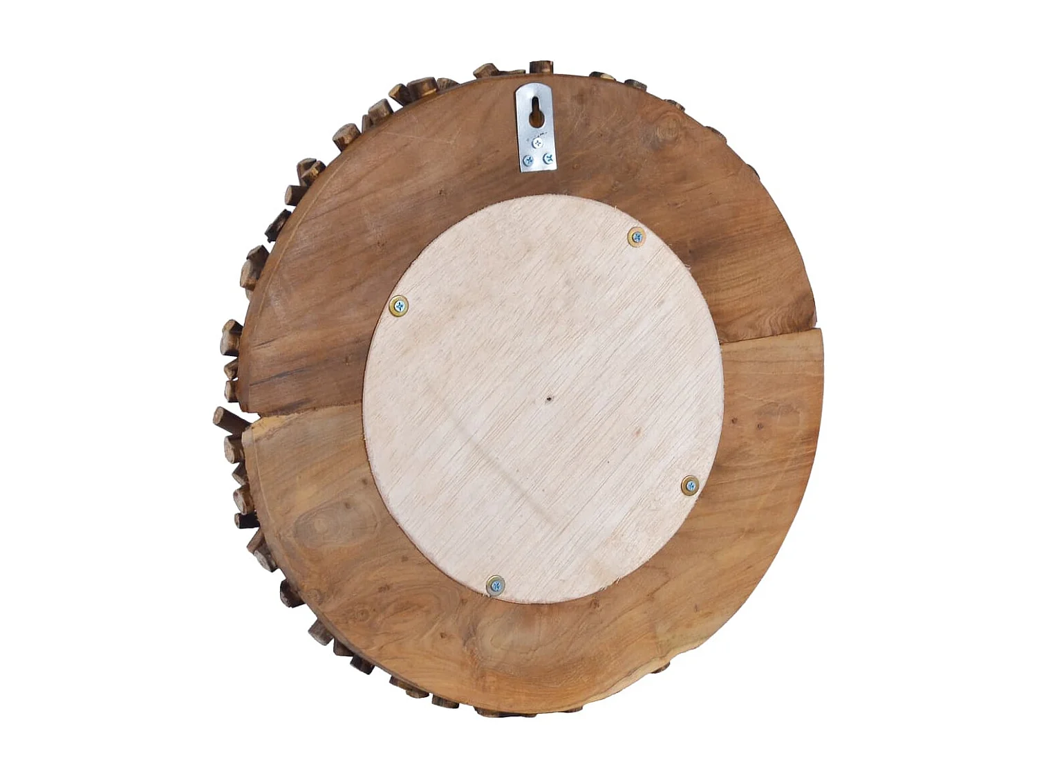 Miroir mural 40 cm Teck Rond
