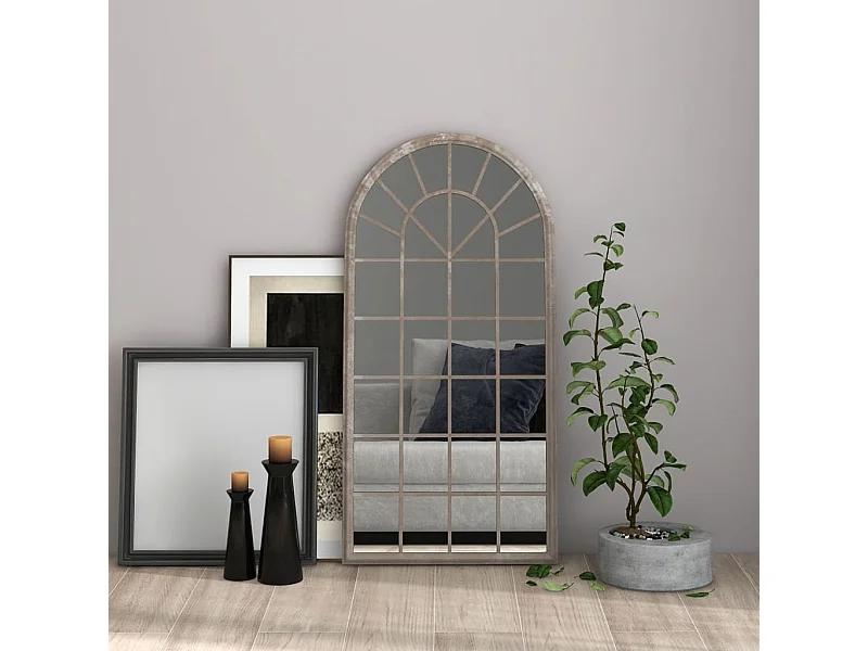 Miroir Sable 90x45 cm Fer pour utilisation à l'intérieur