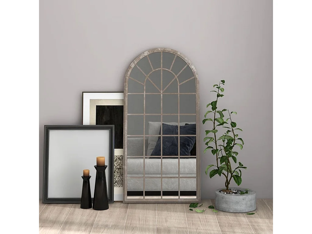 Miroir Sable 90x45 cm Fer pour utilisation à l'intérieur