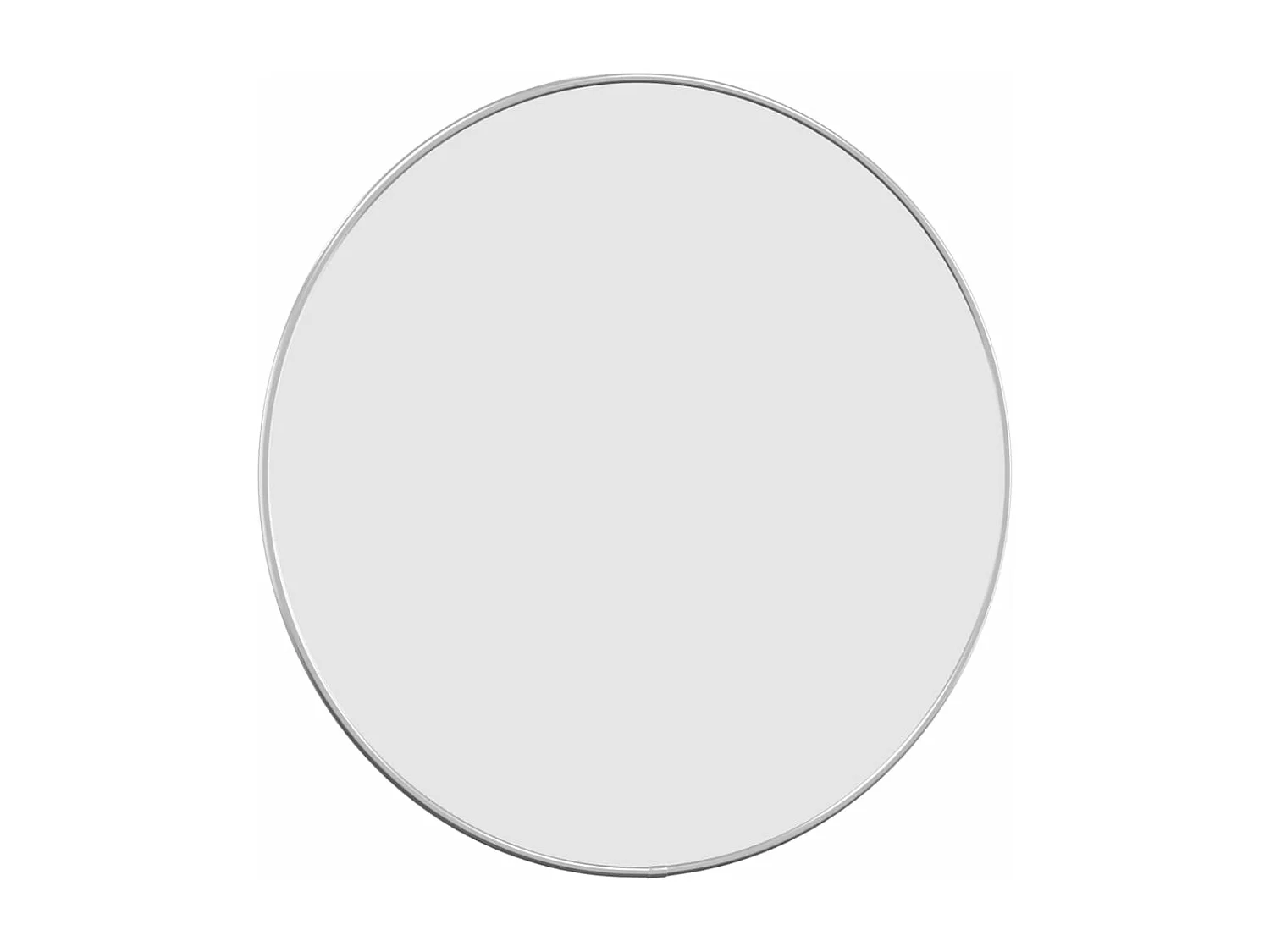 Miroir mural Argenté Ø 50 cm Rond