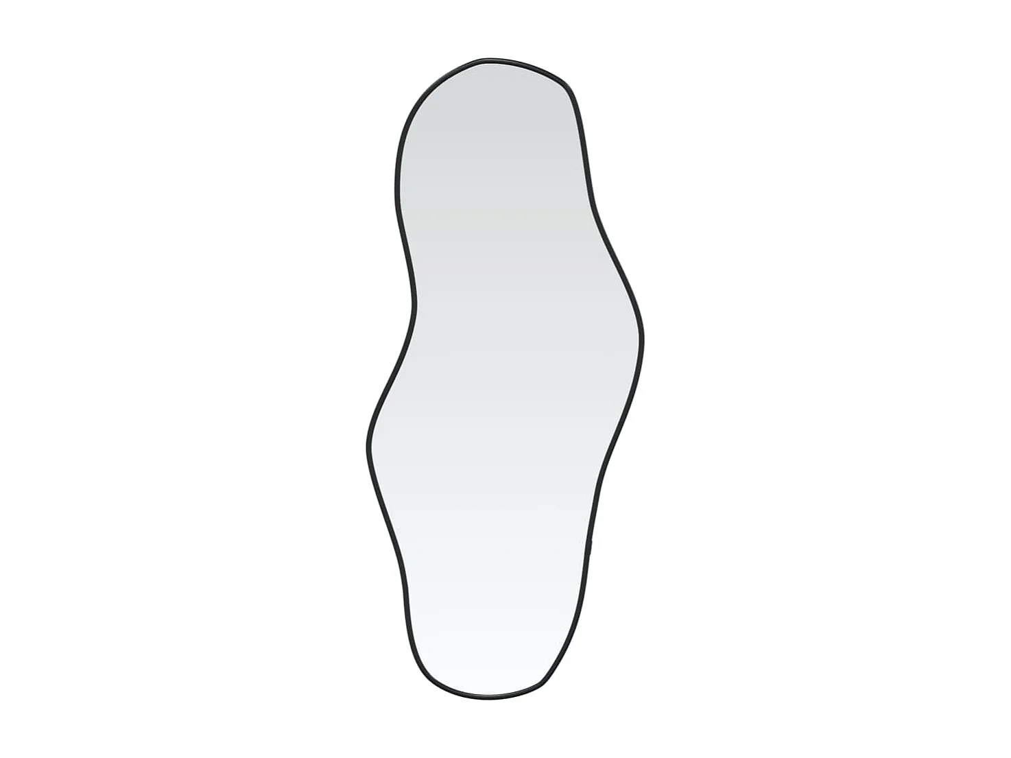 Miroir mural Noir 80x35 cm