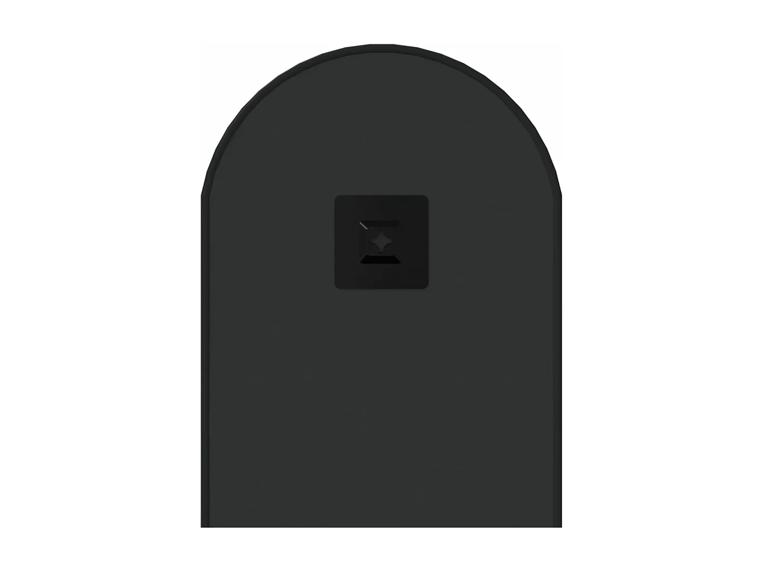 Espelho de parede 60x25 cm oval preto