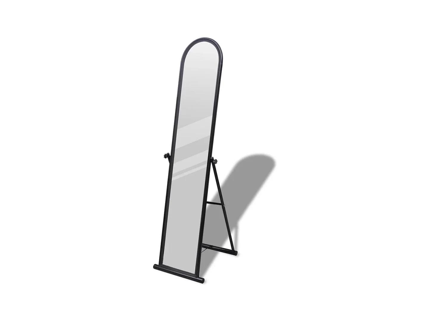 Miroir autoportant rectangulaire pleine longueur Noir
