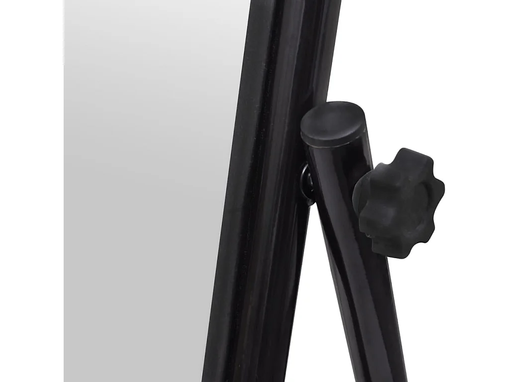 Miroir autoportant rectangulaire pleine longueur Noir
