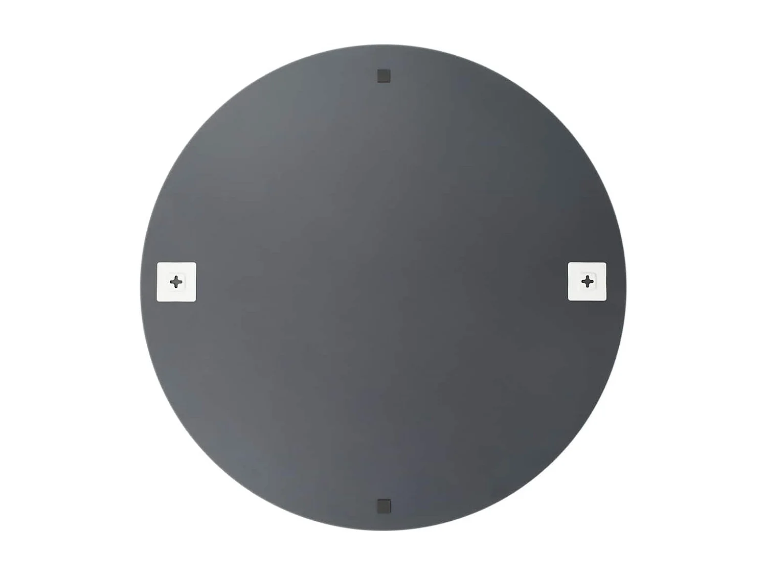 Espejo de pared con luces LED redondo de vidrio