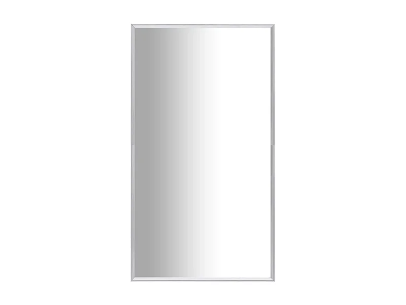 Spiegel 80x60 cm zilverkleurig