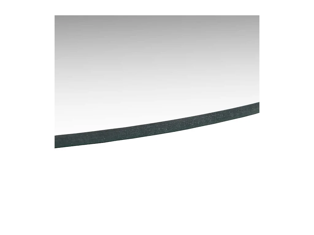 Wandspiegel met LED-lampen rond glas