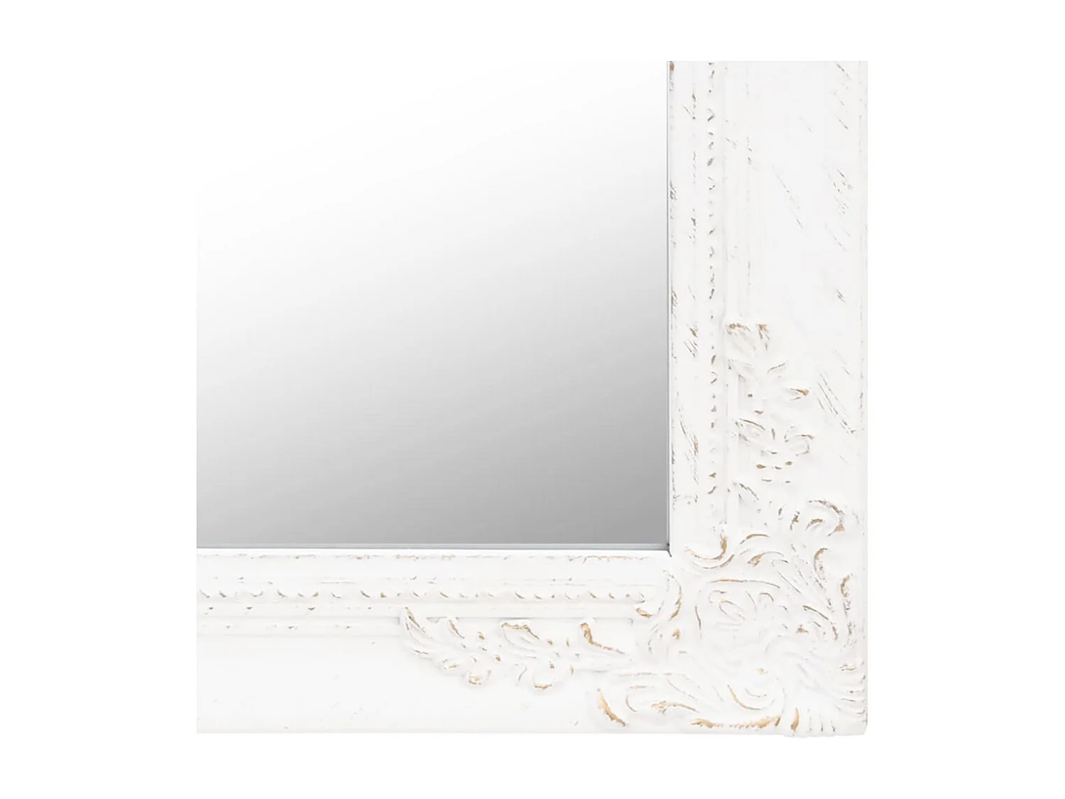 Miroir sur pied Blanc 45x180 cm