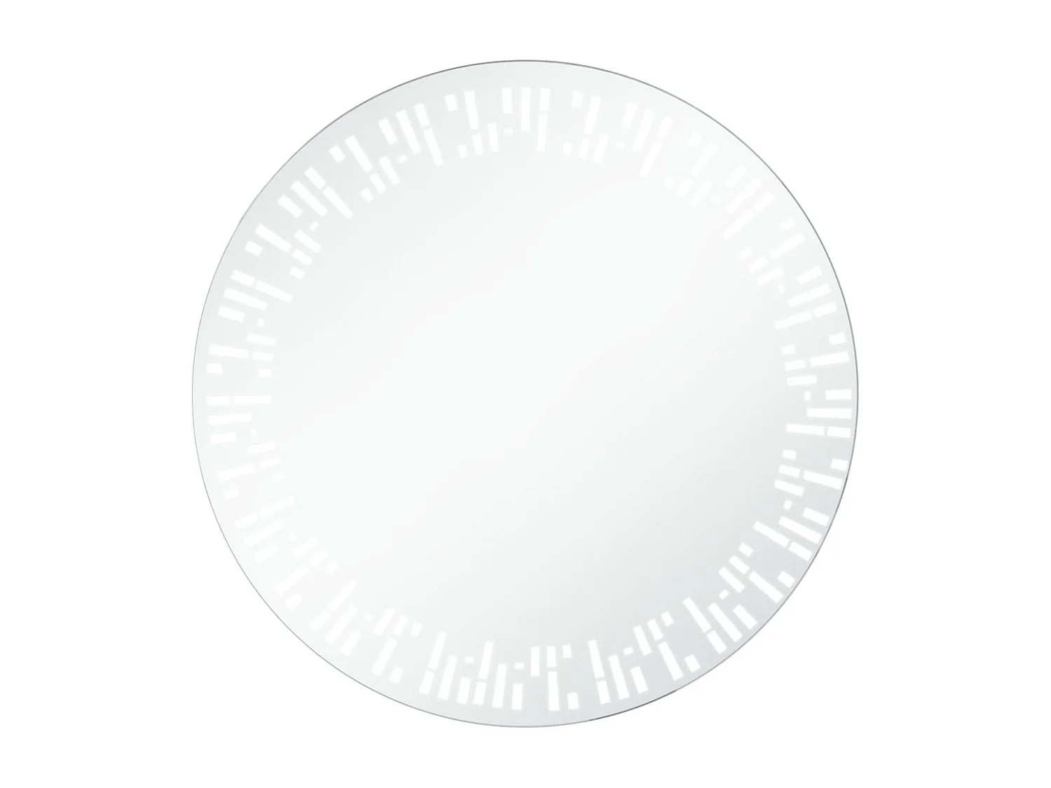 Miroir à LED pour salle de bain 80 cm