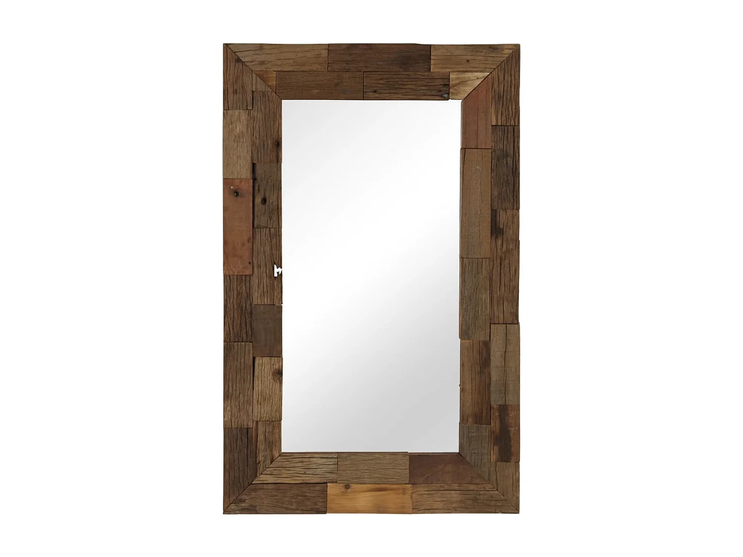 Miroir Bois de récupération massif 50 x 80 cm