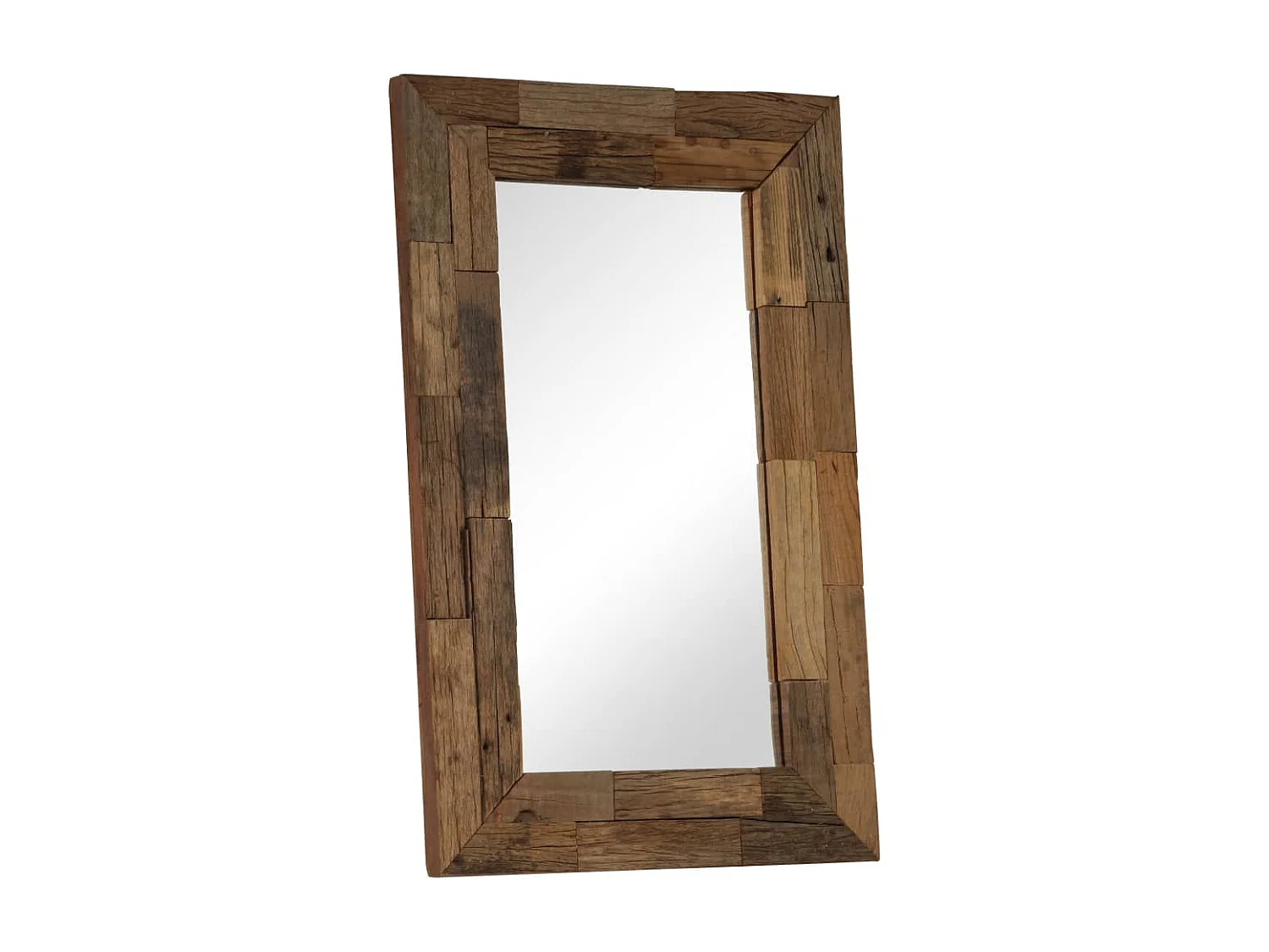 Miroir Bois de récupération massif 50 x 80 cm