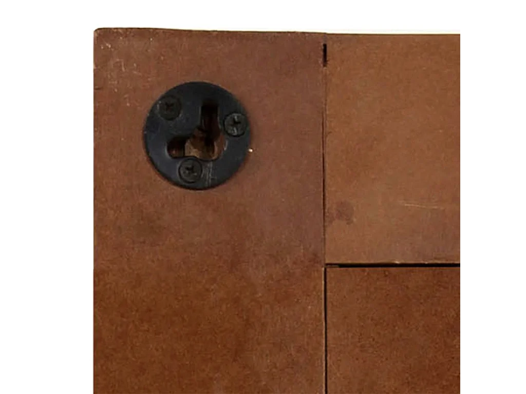 Miroir Bois de récupération massif 50 x 80 cm