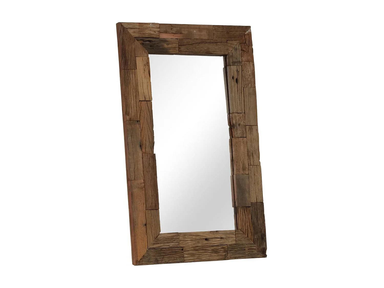 Miroir Bois de récupération massif 50 x 80 cm