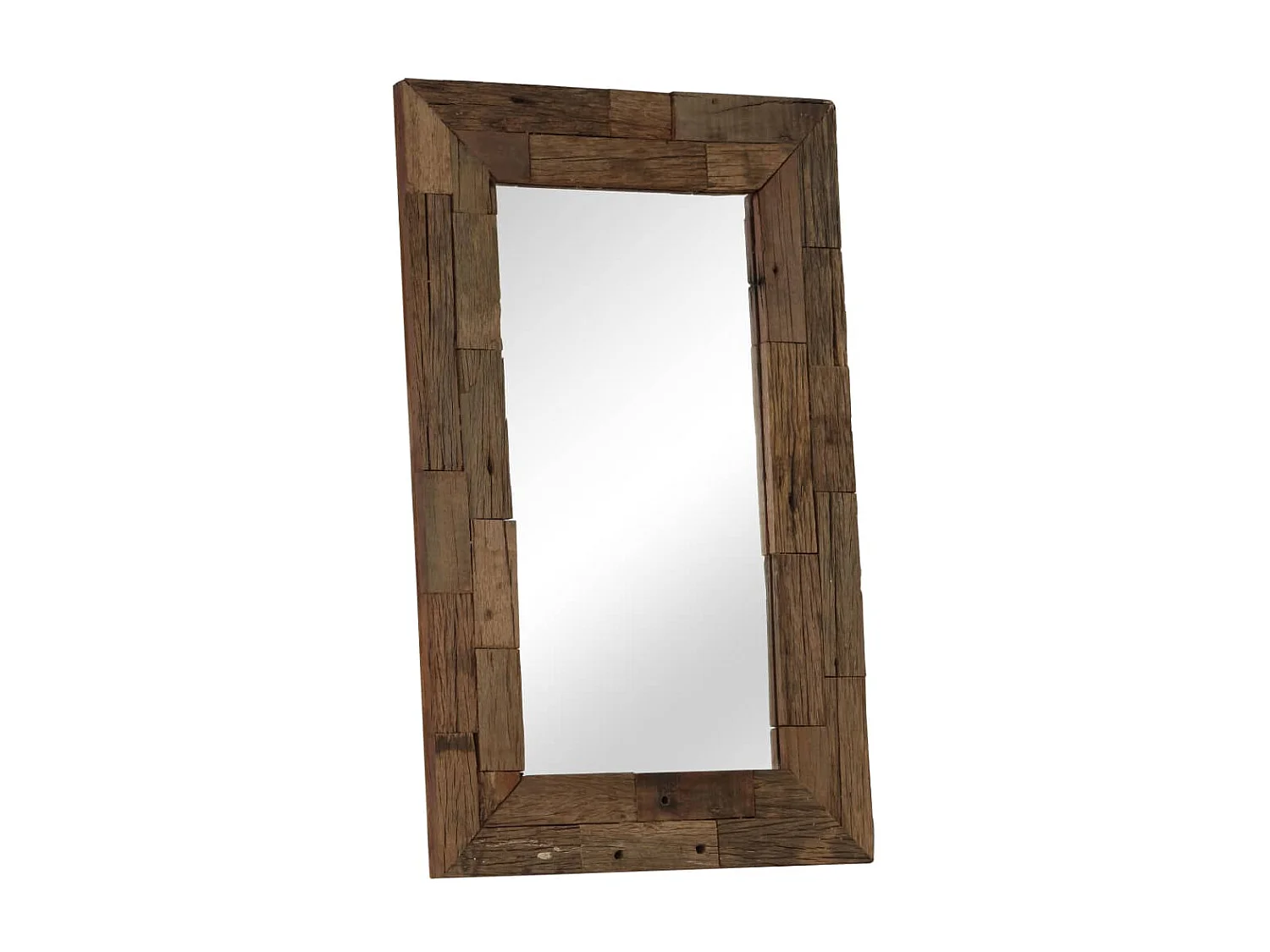 Miroir Bois de récupération massif 50 x 80 cm