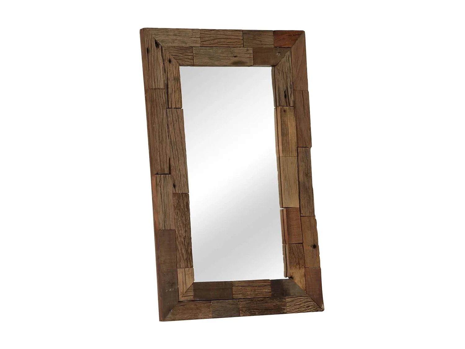Miroir Bois de récupération massif 50 x 80 cm