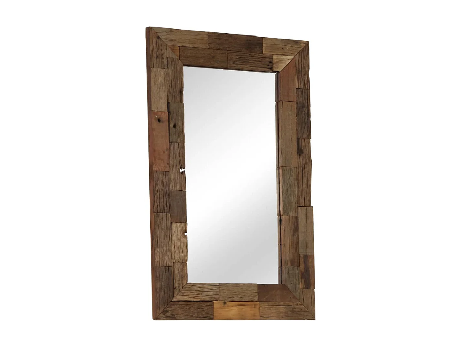Miroir Bois de récupération massif 50 x 80 cm