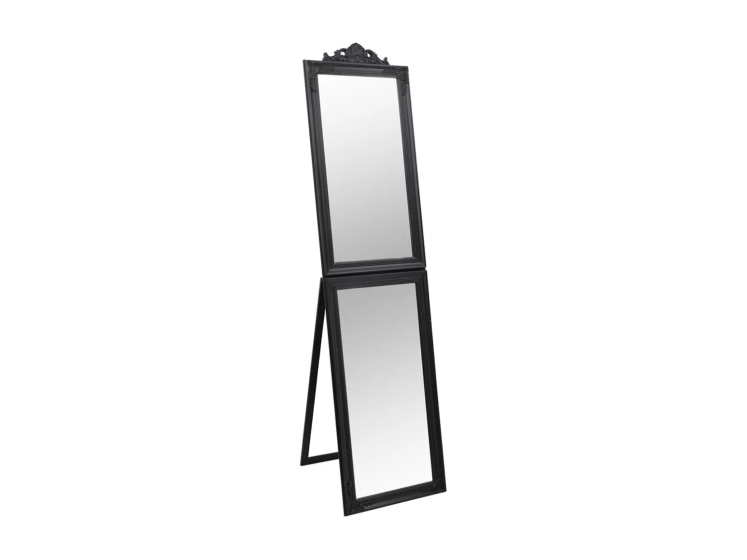 Miroir sur pied Noir 50x200 cm