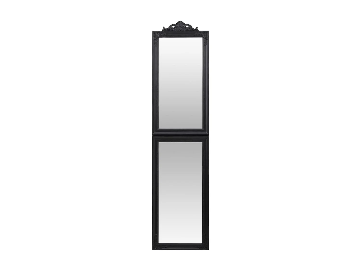 Miroir sur pied Noir 50x200 cm