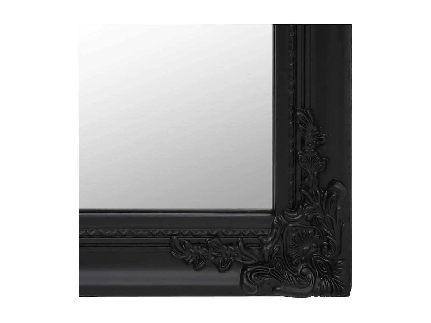 Miroir sur pied Noir 50x200 cm