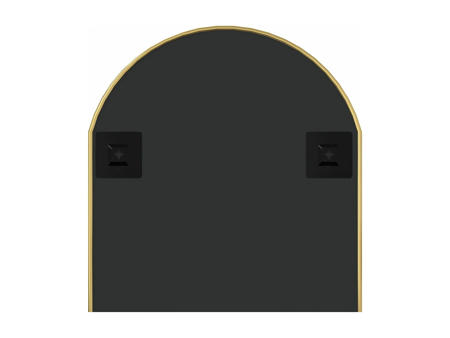 Miroir mural Doré 90x40 cm Ovale