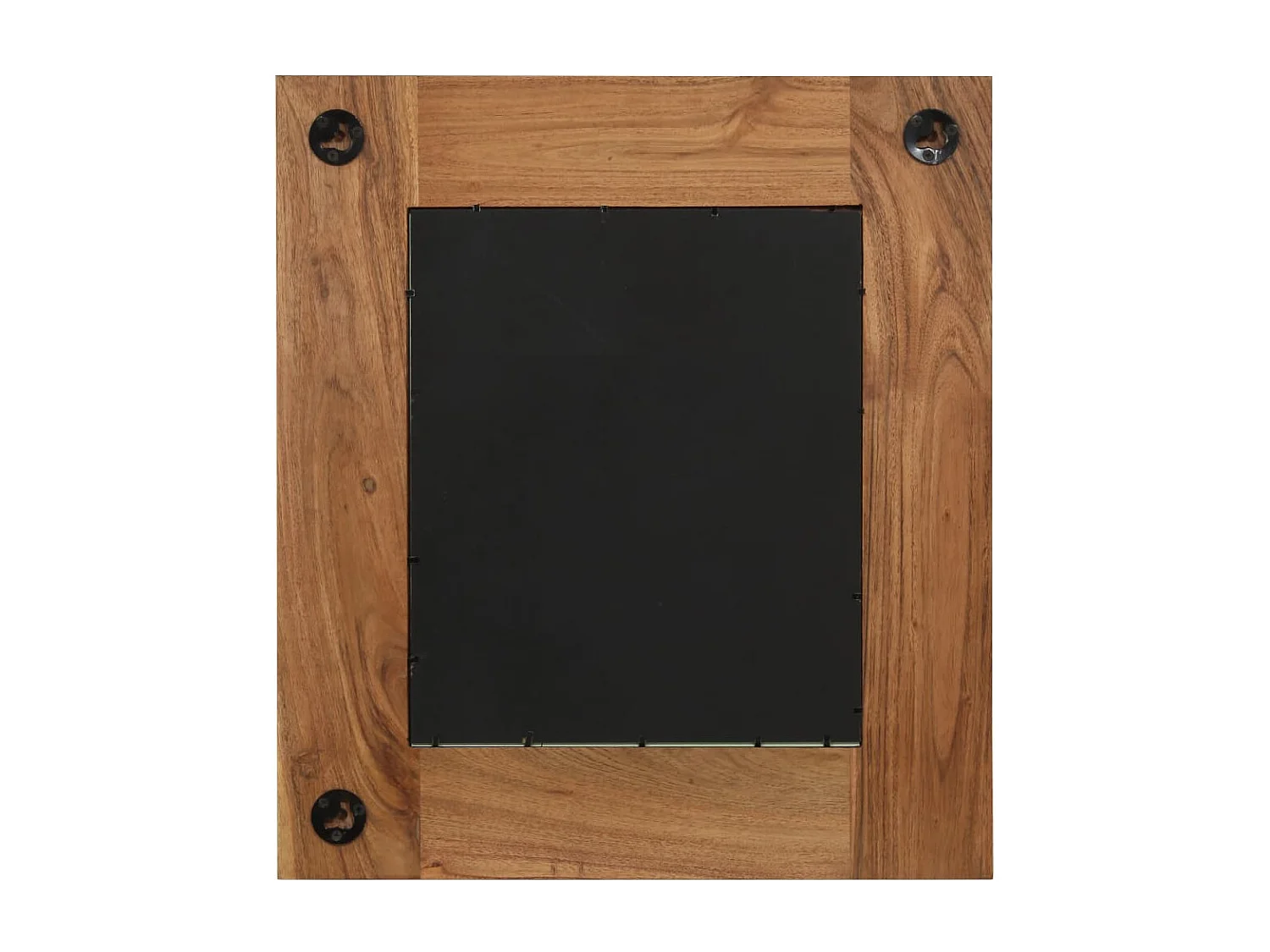 Miroir Bois d'acacia massif 50 x 50 cm