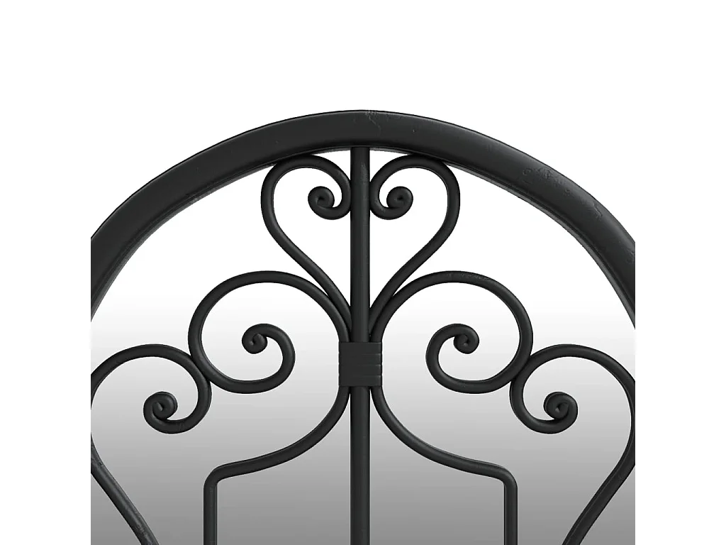 Specchio Nero 70x30 cm Ferro per Uso Interno