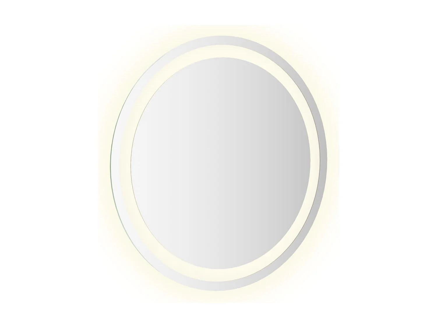 Miroir de salle de bain à LED 50 cm rond