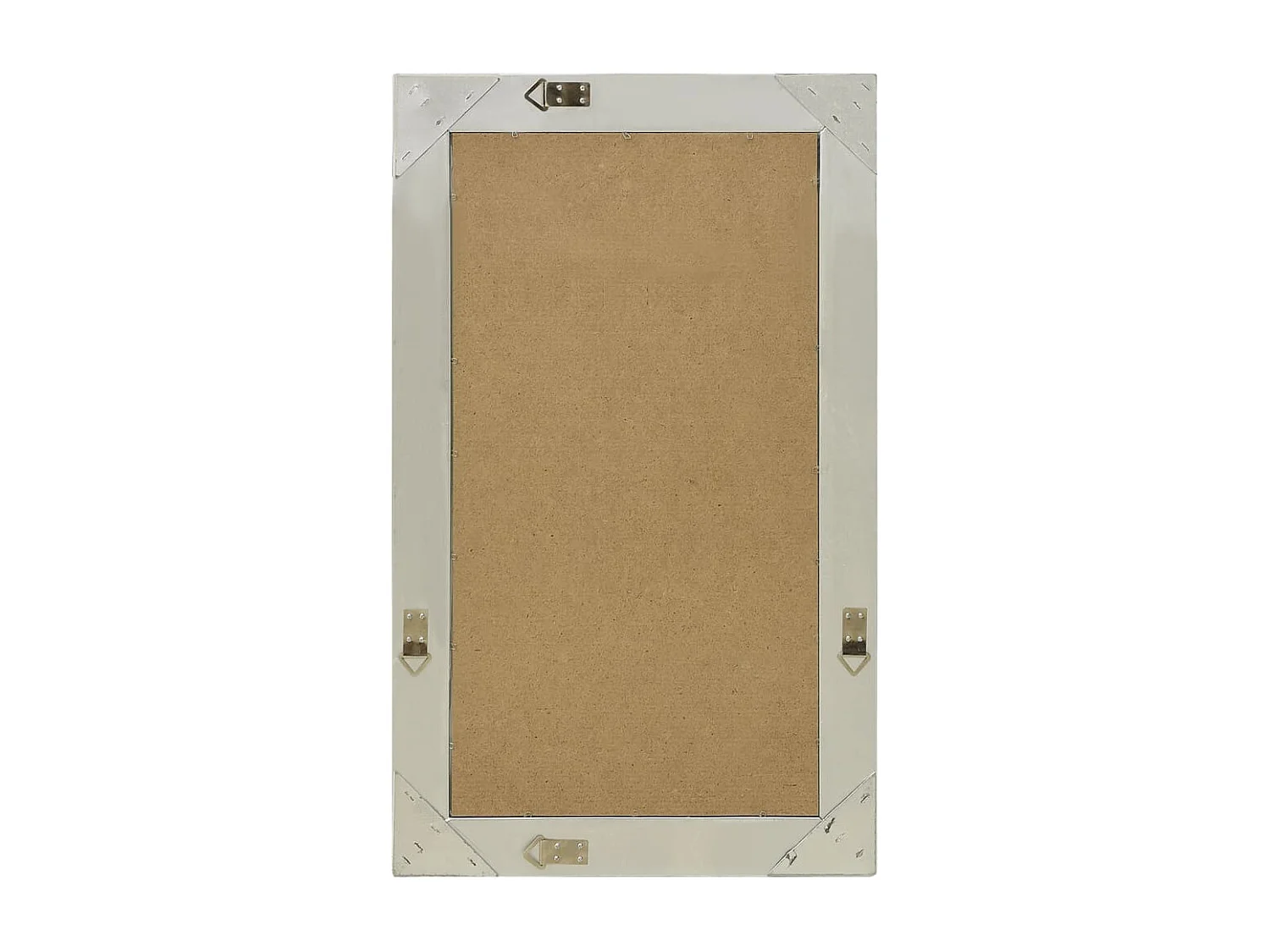 Espelho de parede estilo barroco 50x80 cm prateado