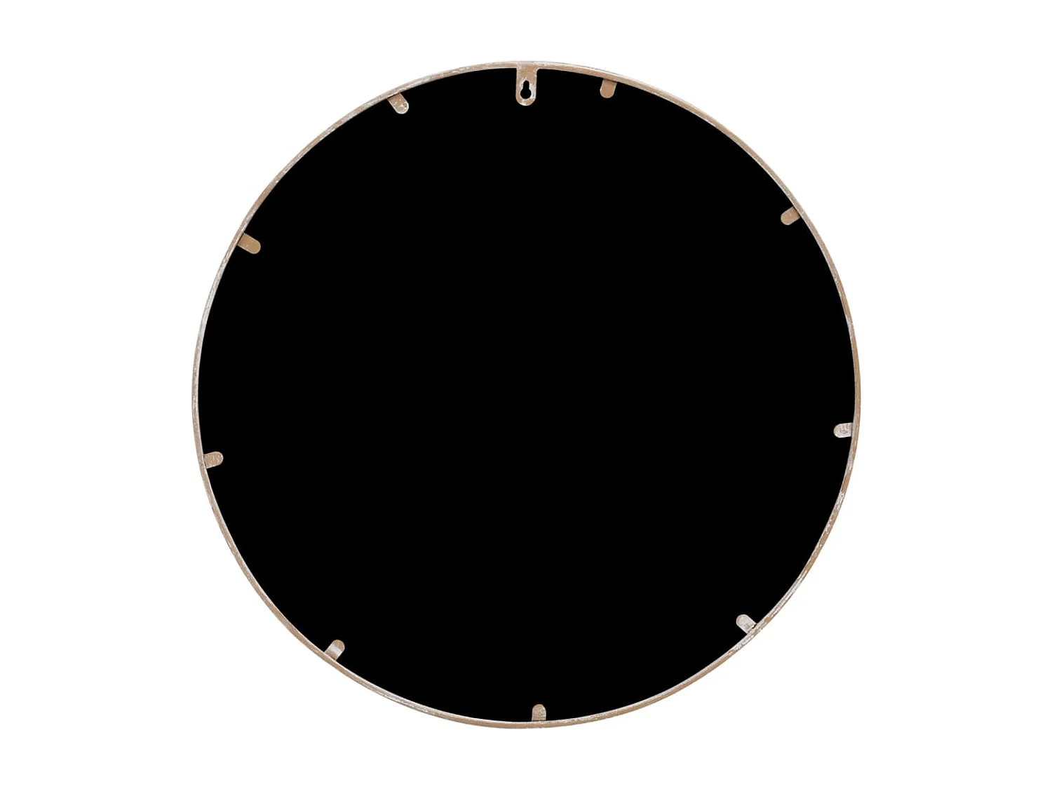 Miroir de jardin Sable 60x2,5cm Fer Rond utilisation extérieure