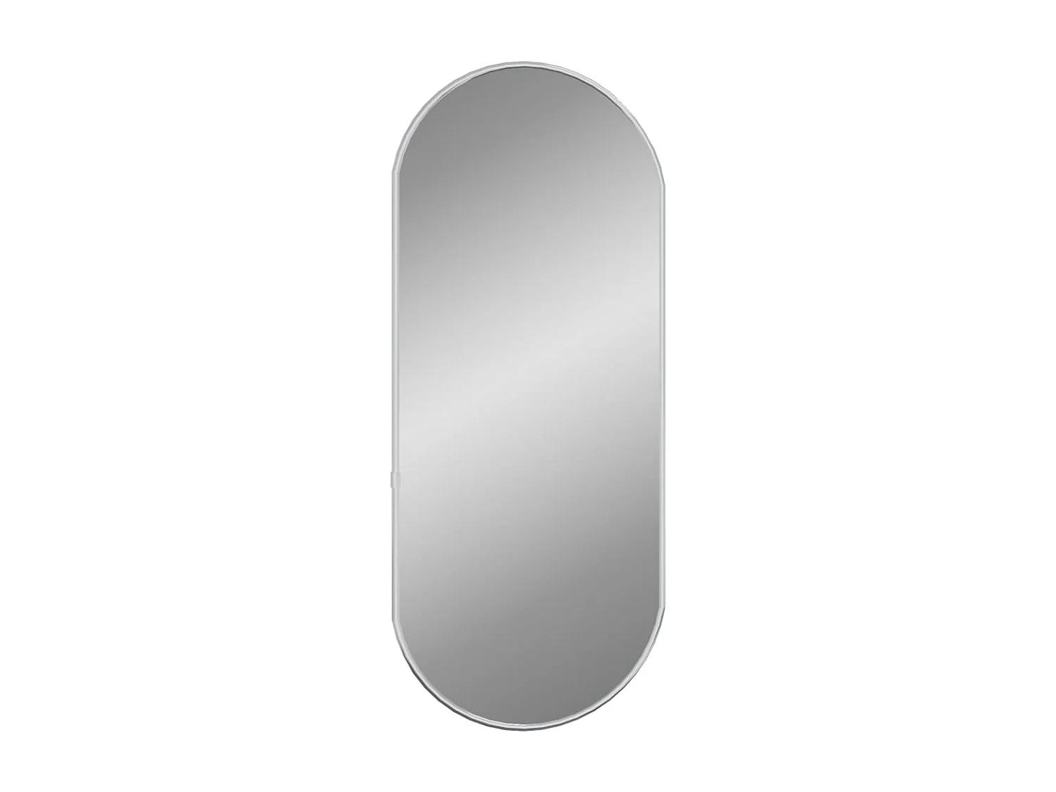 Miroir mural Argenté 60x25 cm Ovale