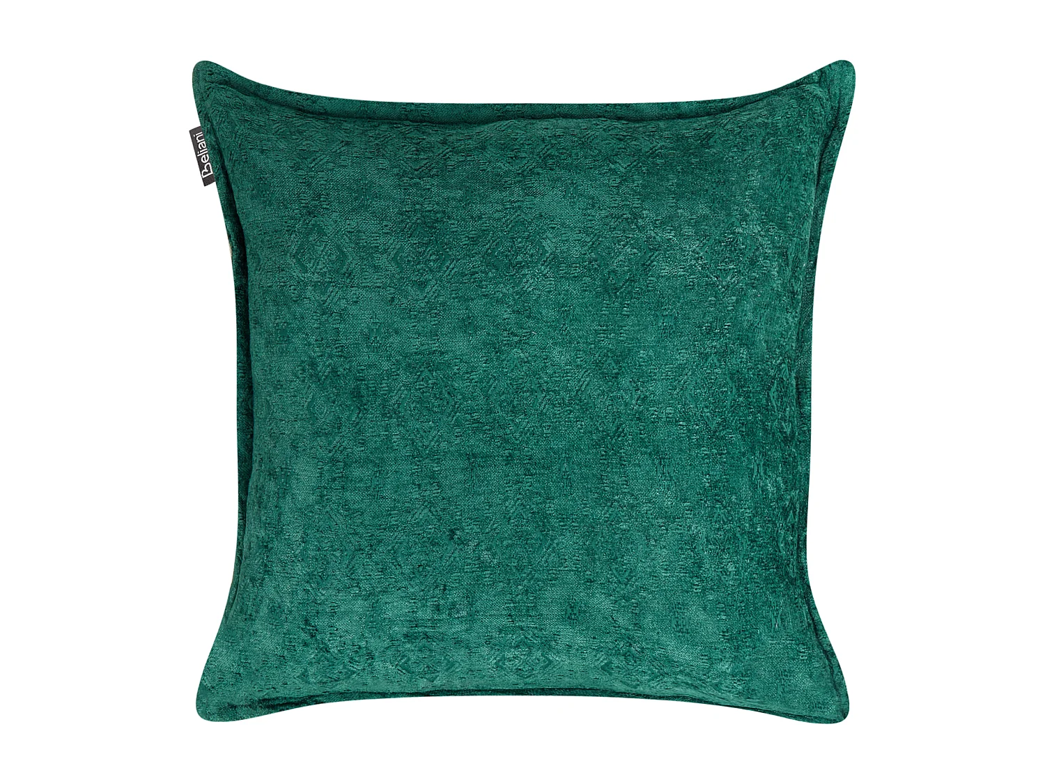 Set van 2 decoratieve kussens VERPIS Katoen 50 x 50 cm Smaragdgroen Effen