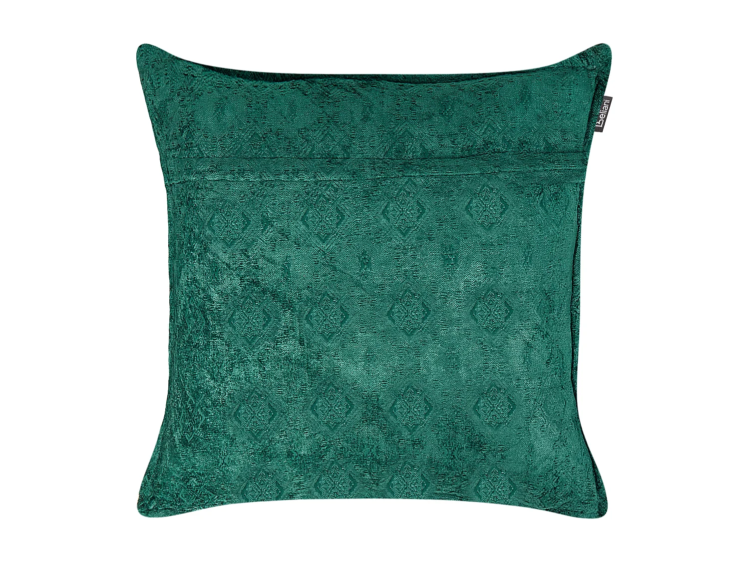 Set van 2 decoratieve kussens VERPIS Katoen 50 x 50 cm Smaragdgroen Effen