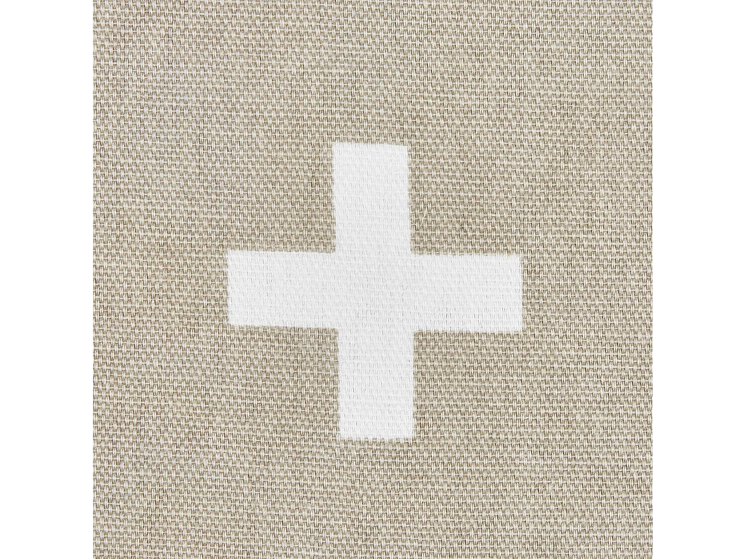 Zestaw 2 poduszek dekoracyjnych VELLEIA Bawełna 45 x 45 cm Beżowoszary Wzór geometryczny