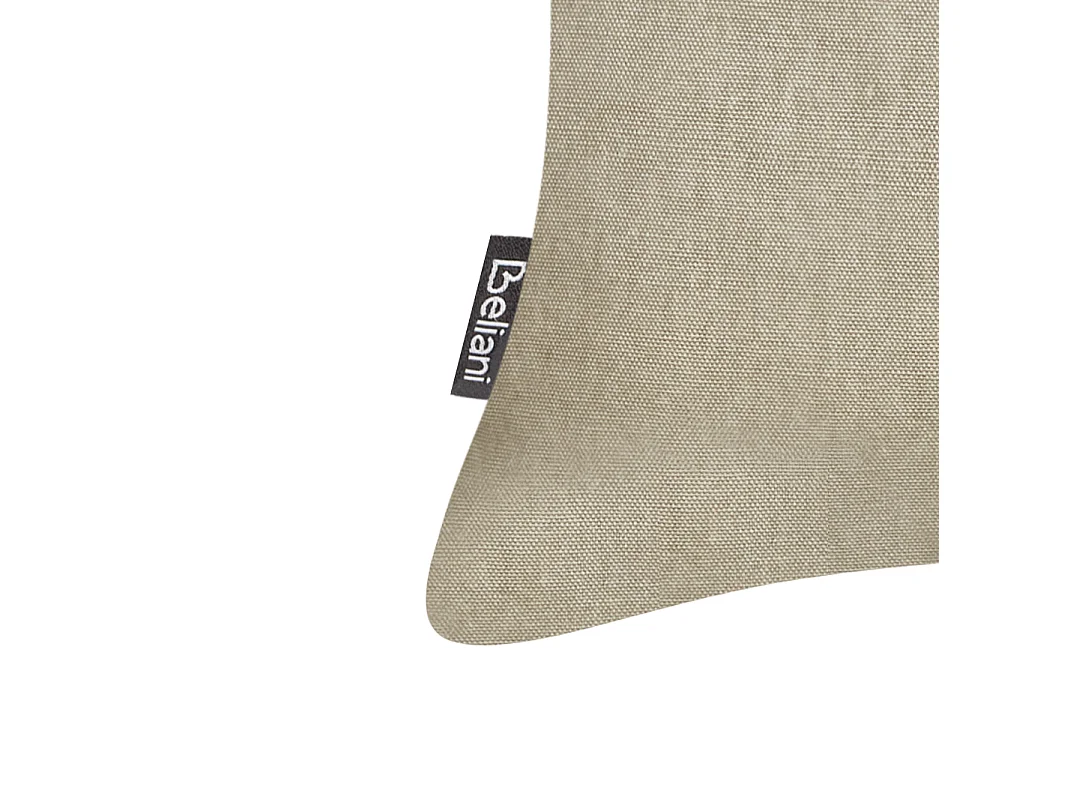 Conjunto de 2 cojines decorativos VELLEIA Algodón 45 x 45 cm Gris pardo Patrón geométrico