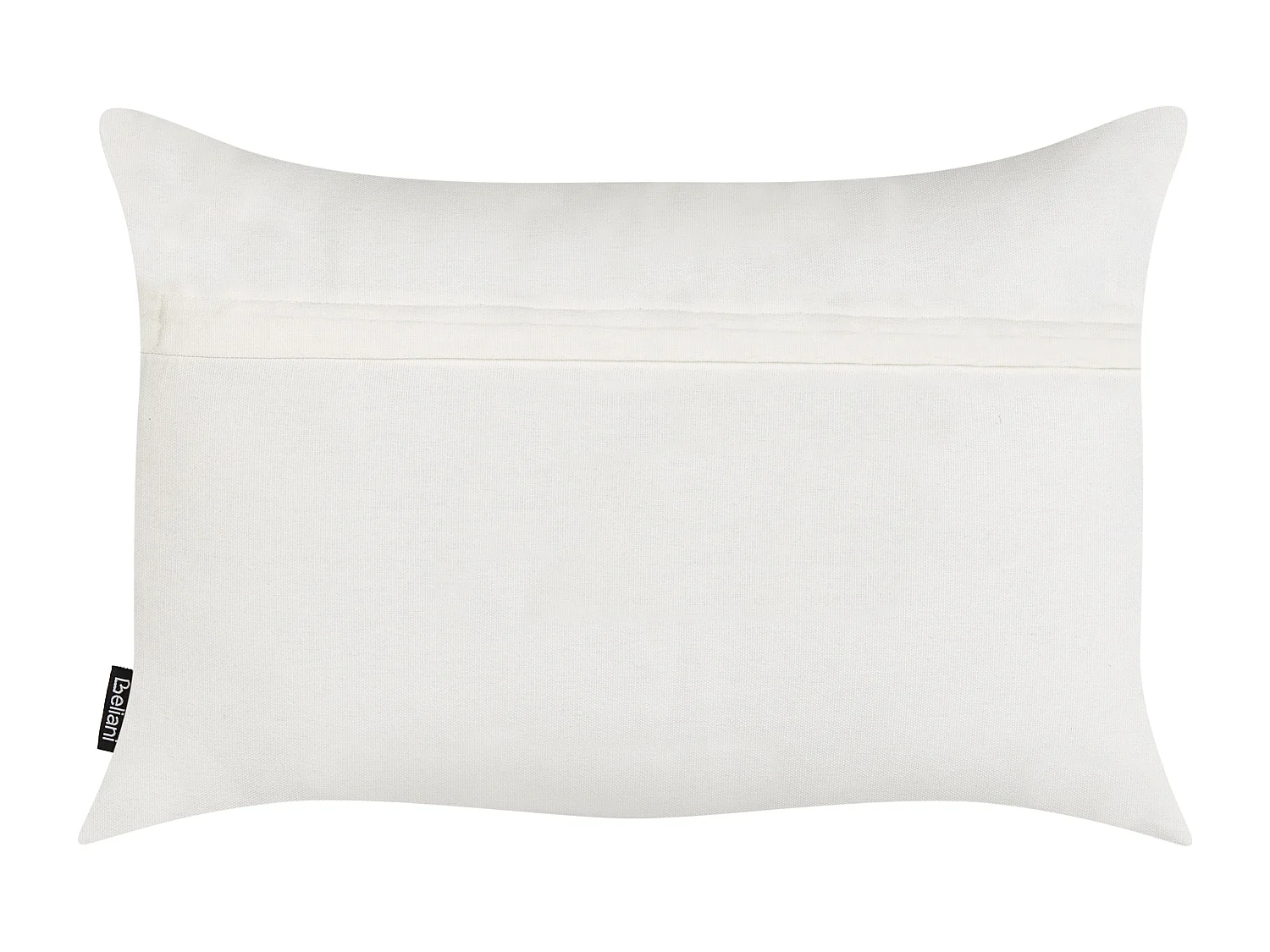 Zestaw 2 poduszek dekoracyjnych VELLEIA Bawełna 50 x 35 cm Biały Wzór geometryczny