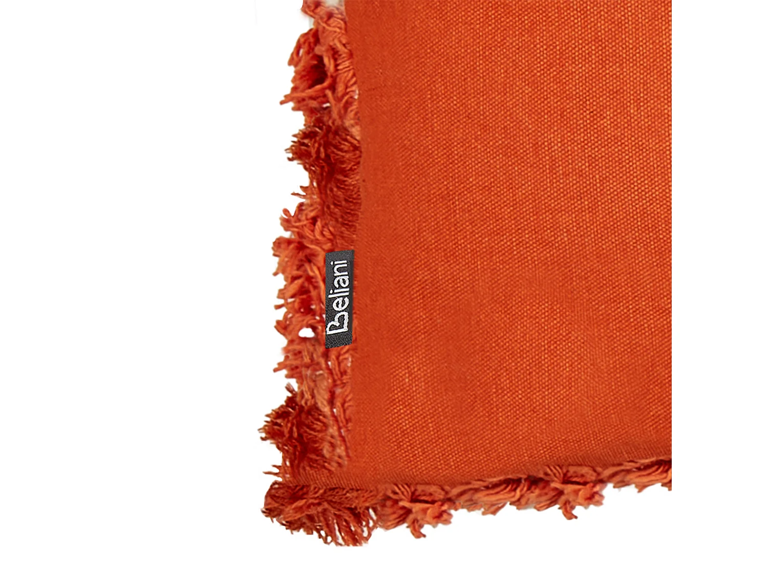 Set di 2 cuscini SAGENIA Cotone 45 x 45 cm Arancione Trama astratta