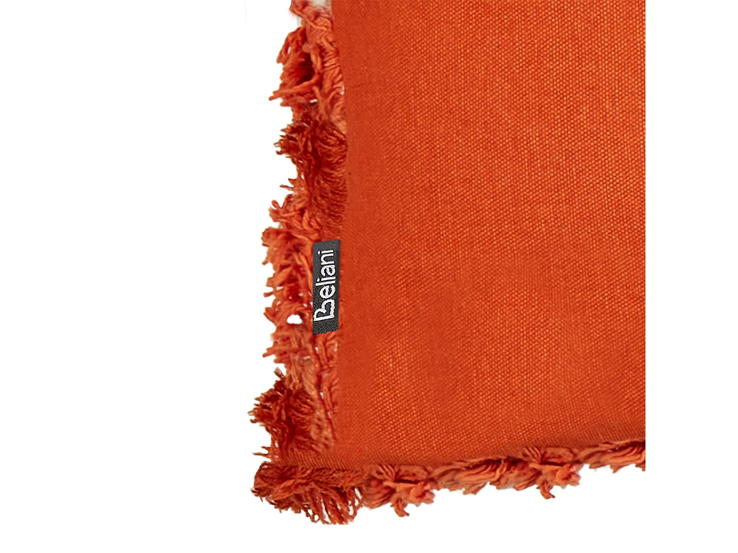 Set di 2 cuscini SAGENIA Cotone 45 x 45 cm Arancione Trama astratta