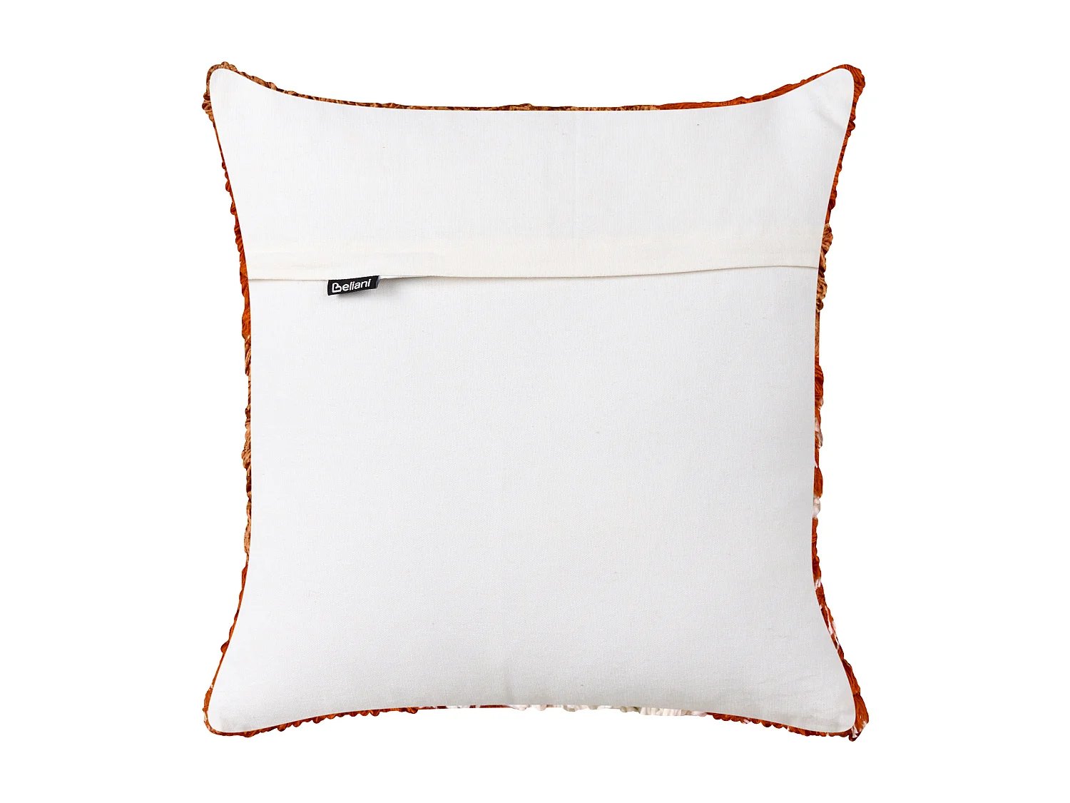 Set di 2 cuscini SAGENIA Cotone 45 x 45 cm Arancione Trama astratta