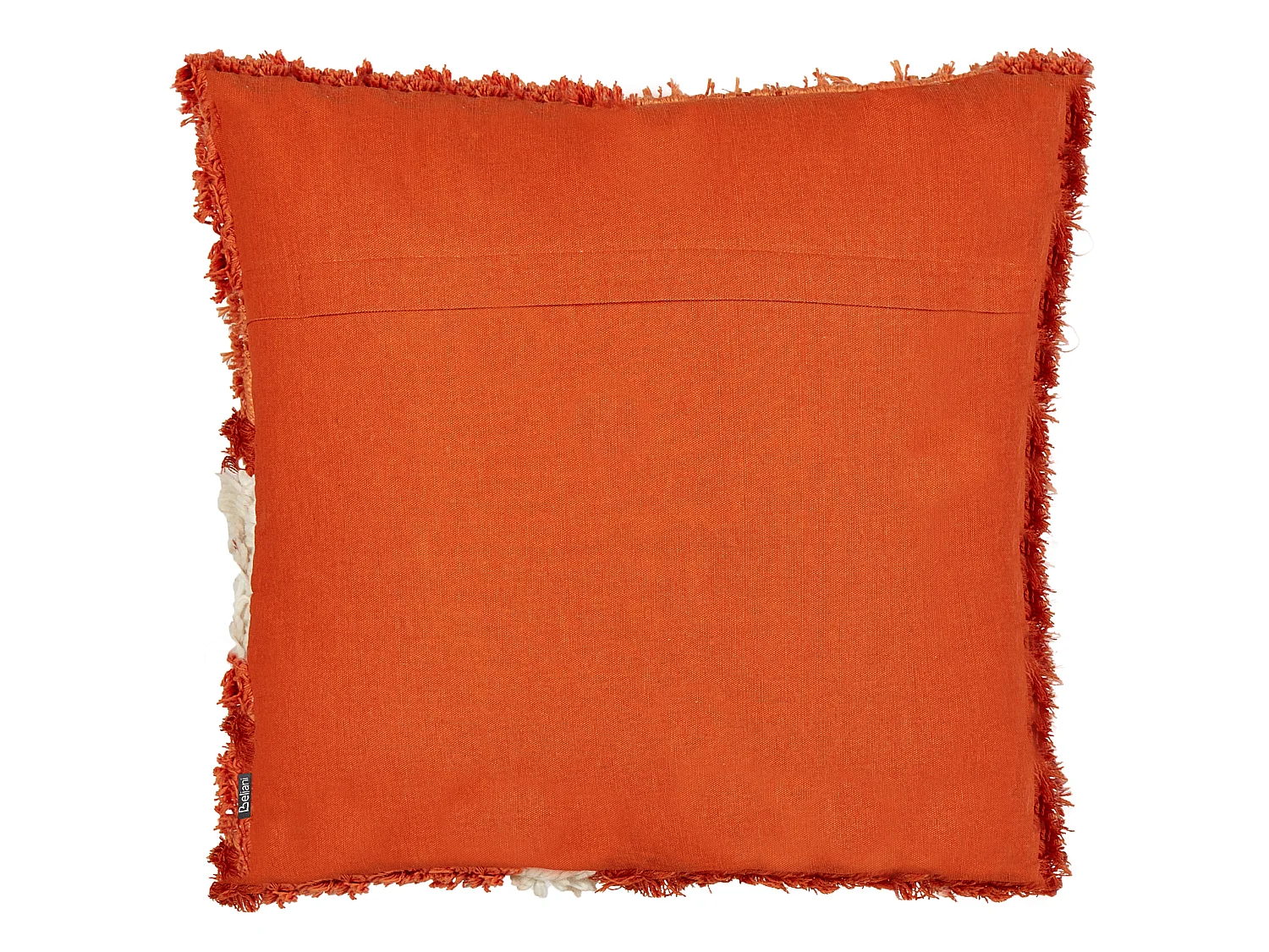 Lot de 2 coussins décoratifs SAGENIA Coton 45 x 45 cm Orange Motif abstrait