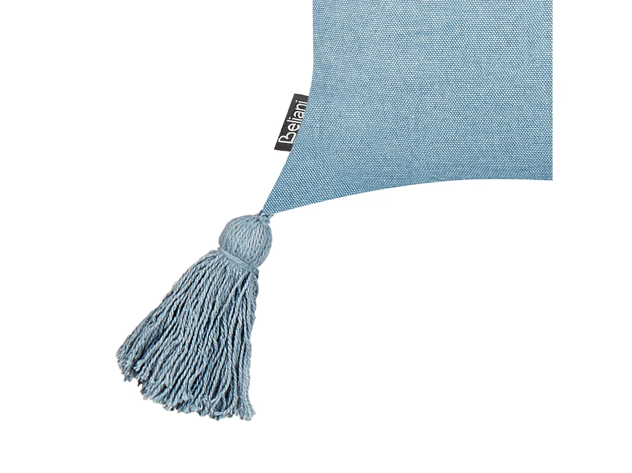 Conjunto de 2 almofadas decorativas VALVARIA Algodão 30 x 50 cm Azul Padrão chevrón