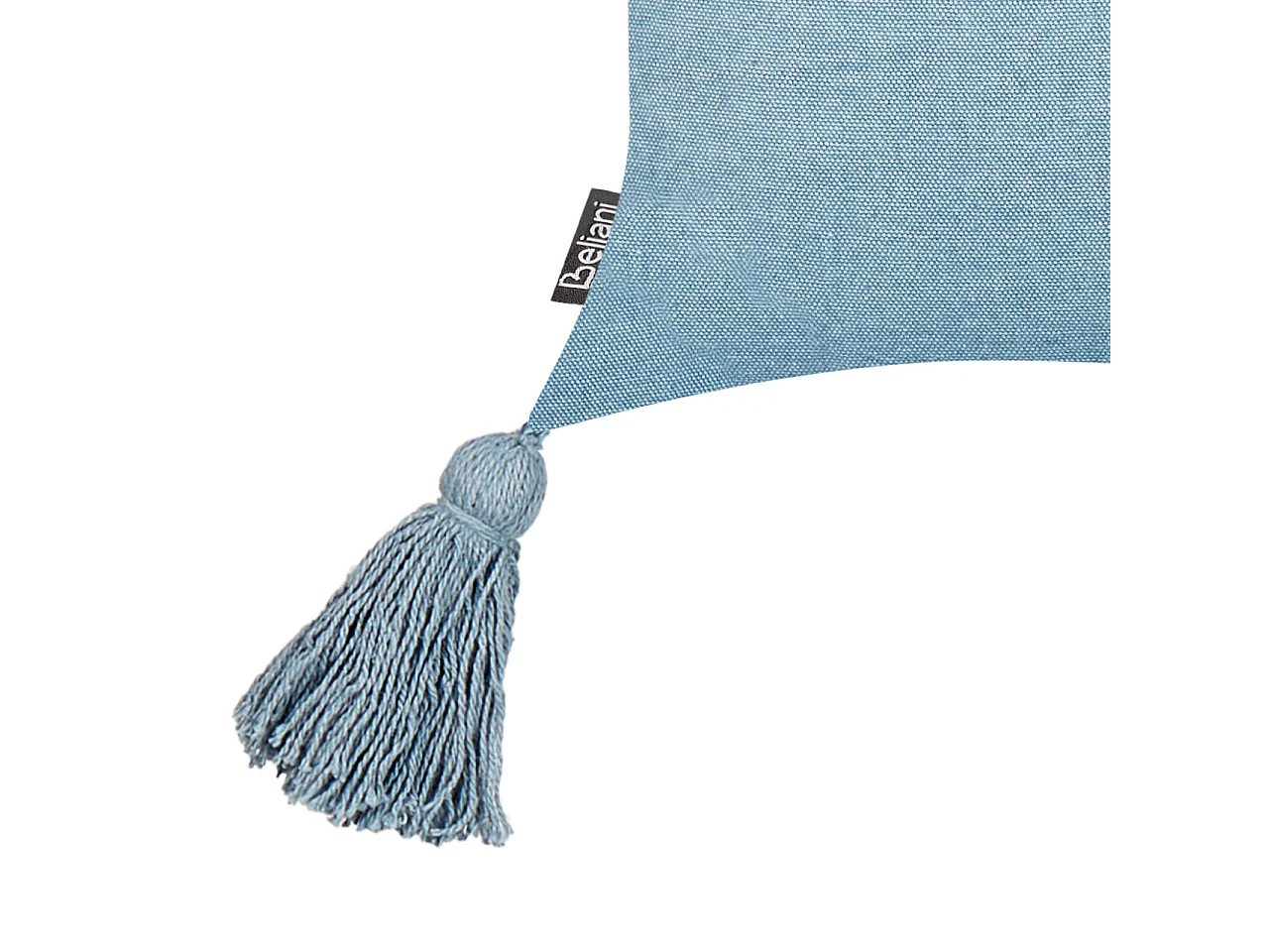 Lot de 2 coussins décoratifs VALVARIA Coton 30 x 50 cm Bleu Motif à chevrons